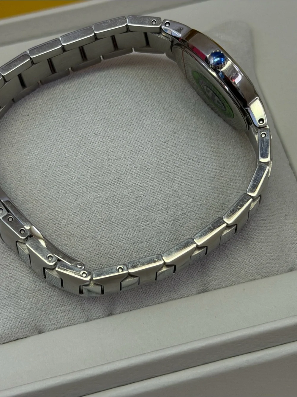 Movado Women’s Museum Black Dial Stainless Steel Watch Box Links